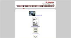 Desktop Screenshot of barcodeprinting.3sindustries.com